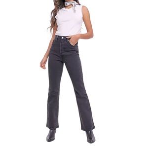 Levi’s Washed Black 515 Bootcut Denim Jean Size 8M